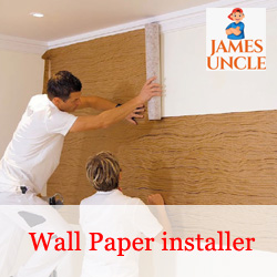Wall Paper installer Mr. Shamsad Ahamed in Hazinagar